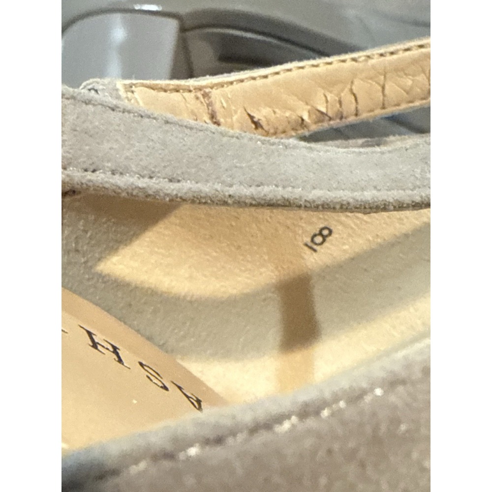 D'Orsay Convertible Heels from Pashion Footwear Taupe suede upper ankle strap 8 - Picture 5 of 9